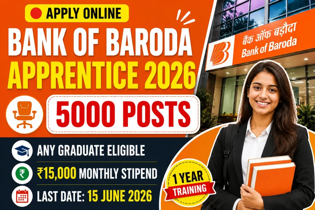 Bank of Baroda Apprentice Recruitment