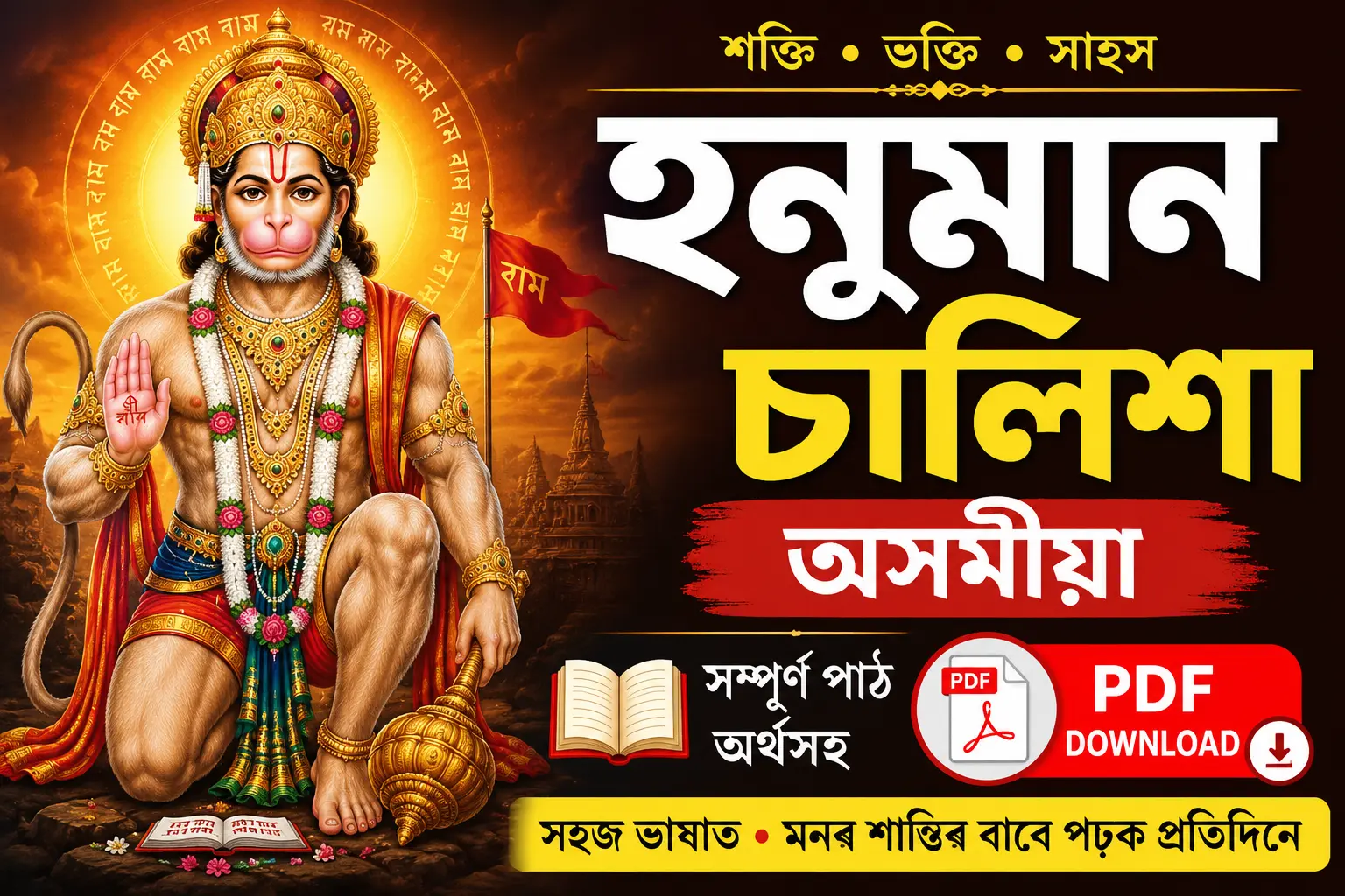 হনুমান চালিশা অসমীয়াত