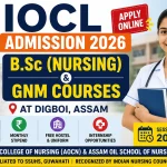 IOCL Nursing Admission
