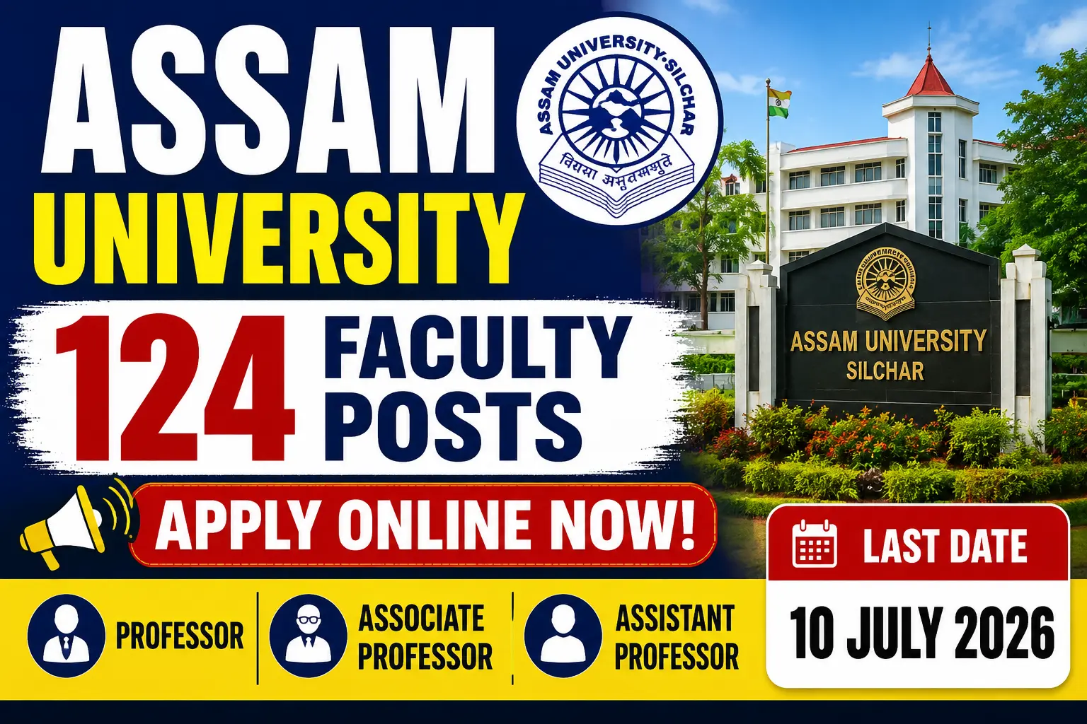Assam University Recruitment