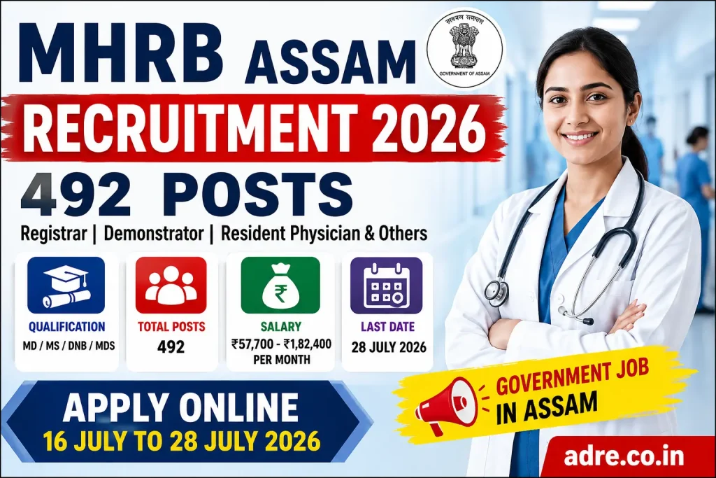 MHRB Assam Recruitment