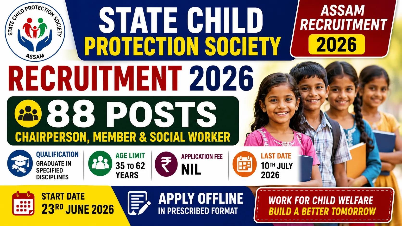 State Child Protection Society Recruitment