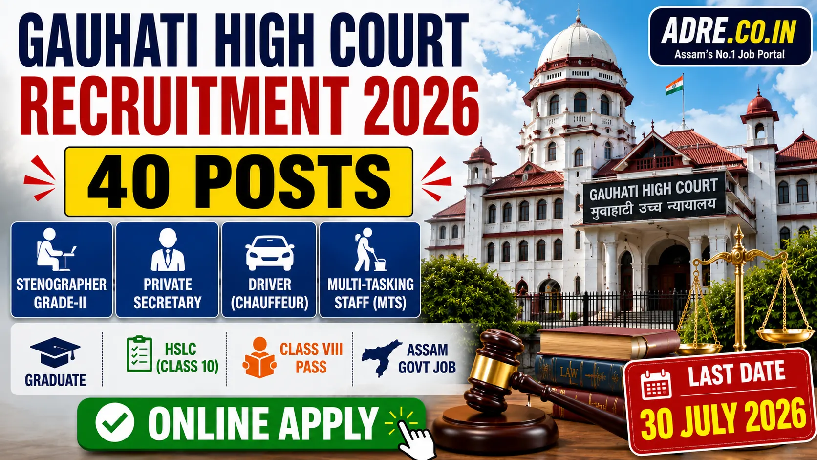 Gauhati High Court Recruitment