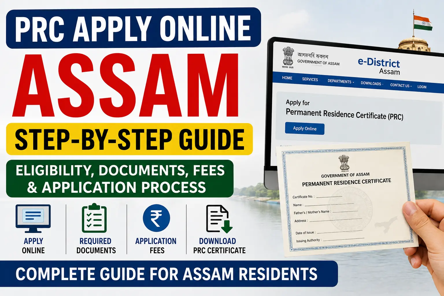 PRC Apply Online Assam