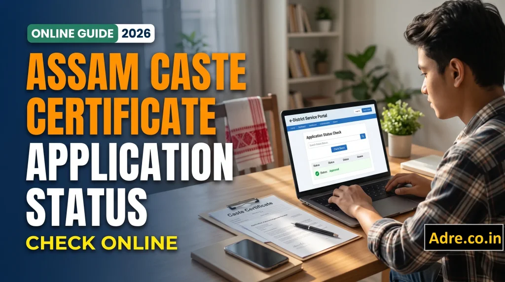 Assam Caste Certificate Application Status
