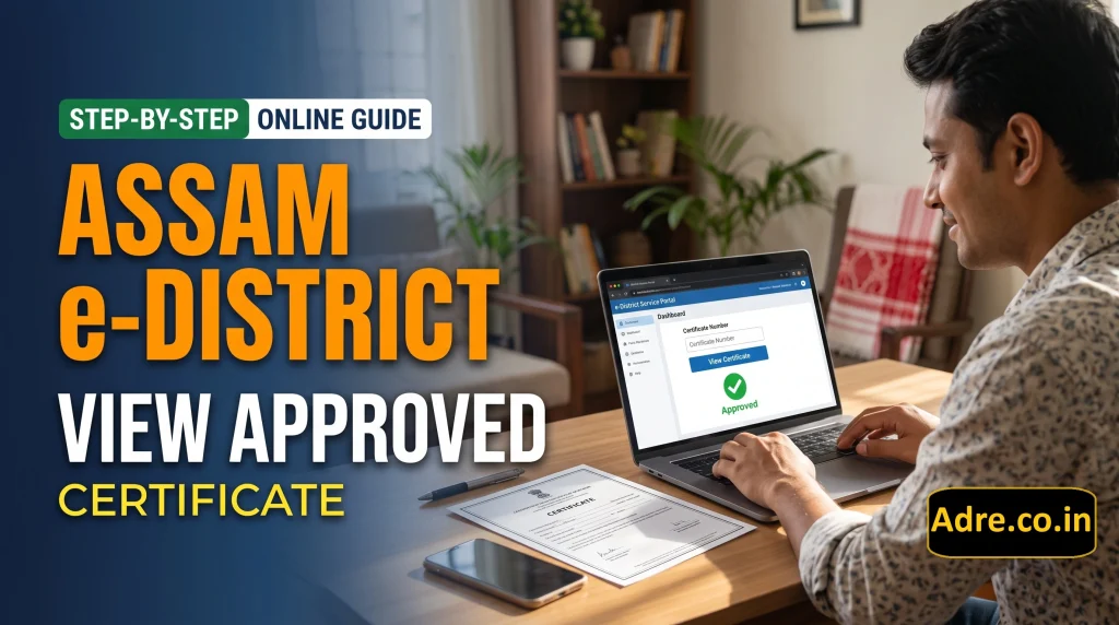 How to View Approved Certificate in Assam e-District Online
